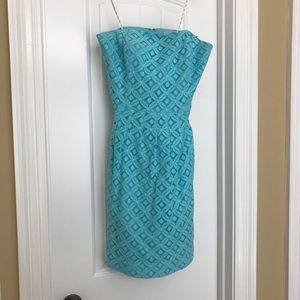 Lilly Pulitzer turquoise lace dress